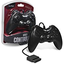 PS2: CONTROLLER - ARMOR3 - WIRED - BLACK (NEW)